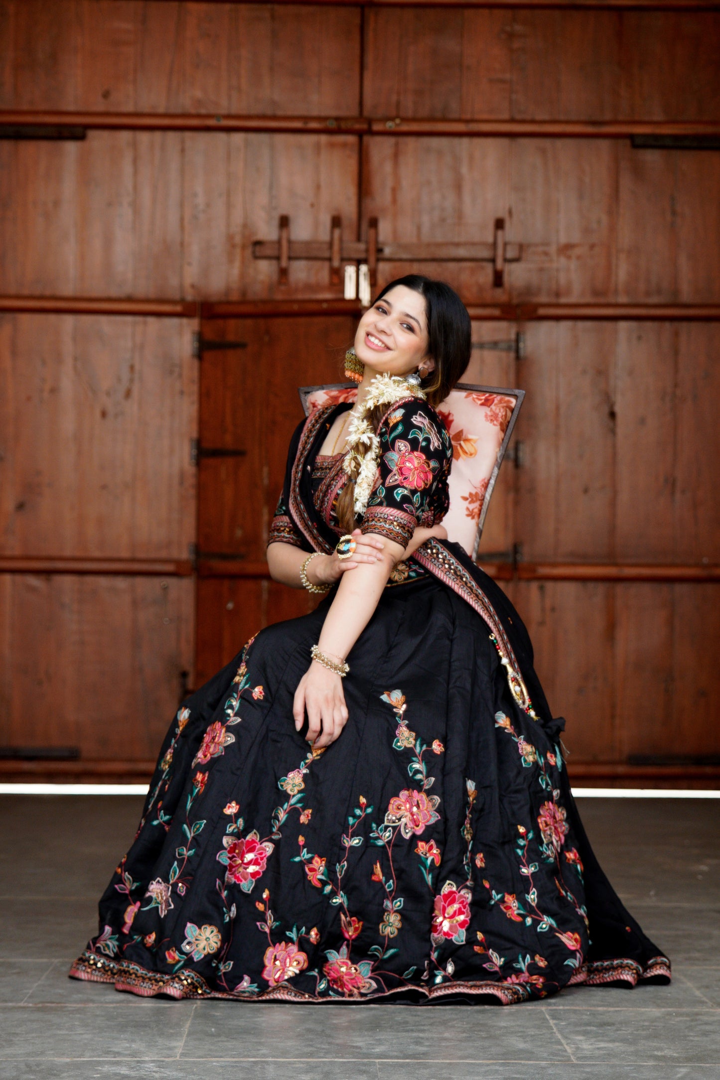 Black Chaniya Choli Set