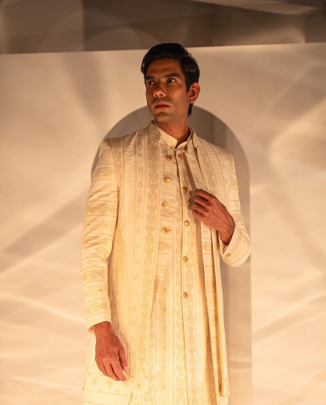 Golden Elegance: Indo-Western Collection