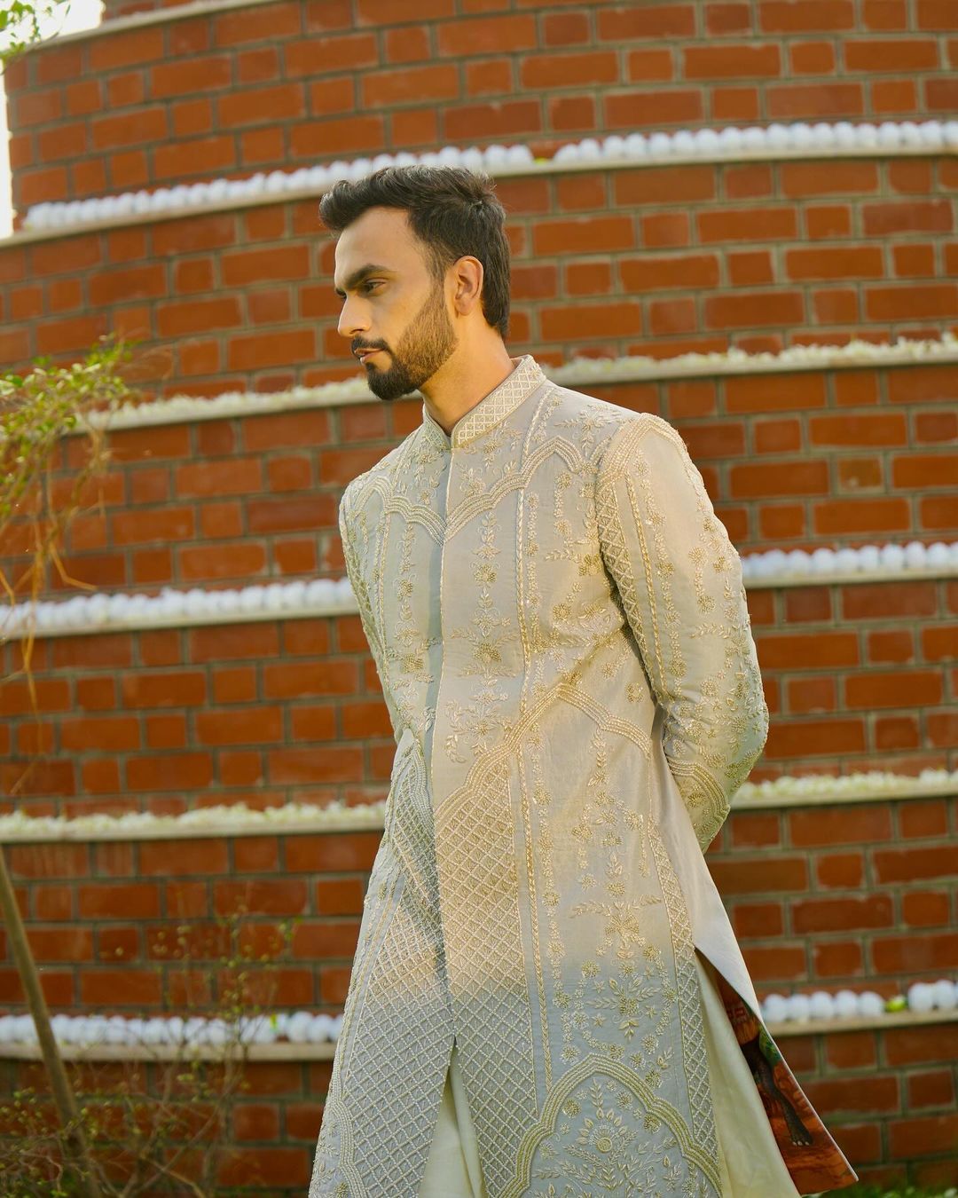Royal Sky Blue Sherwani