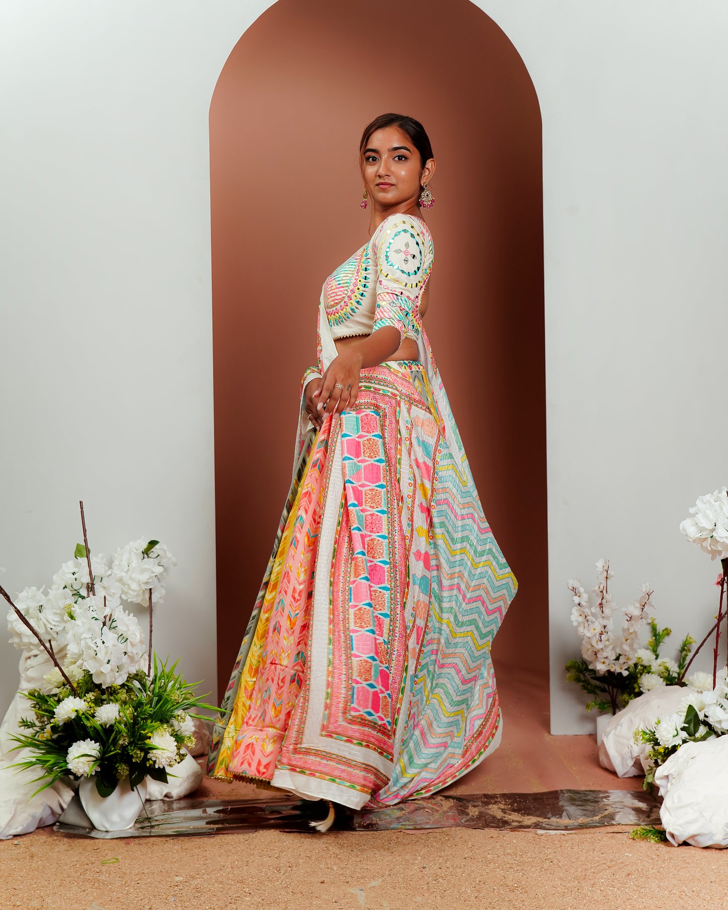 Colorful Festivities: Stunning Multicolor Chaniya Choli