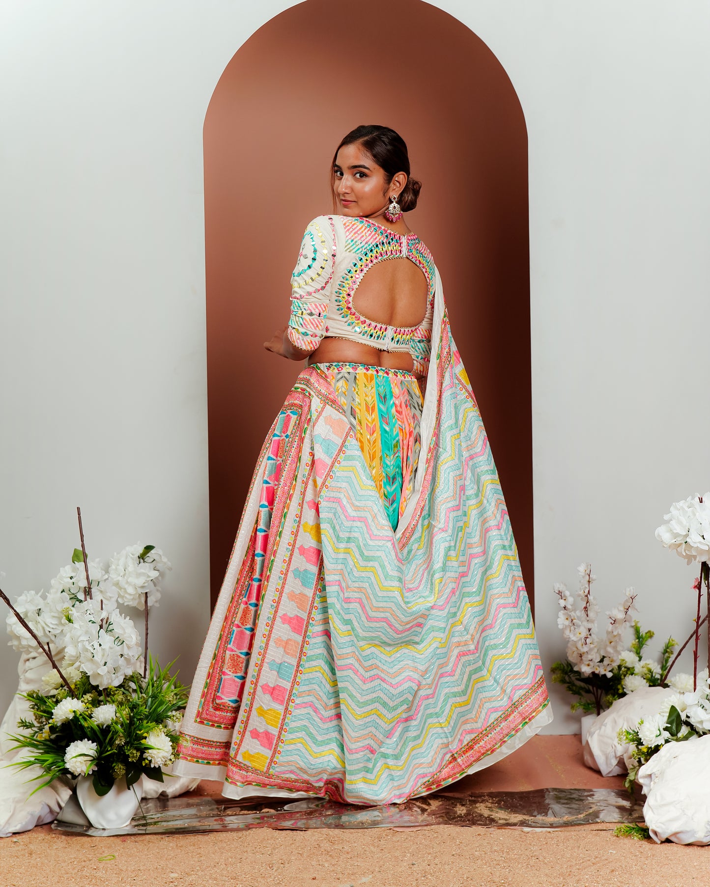 Colorful Festivities: Stunning Multicolor Chaniya Choli