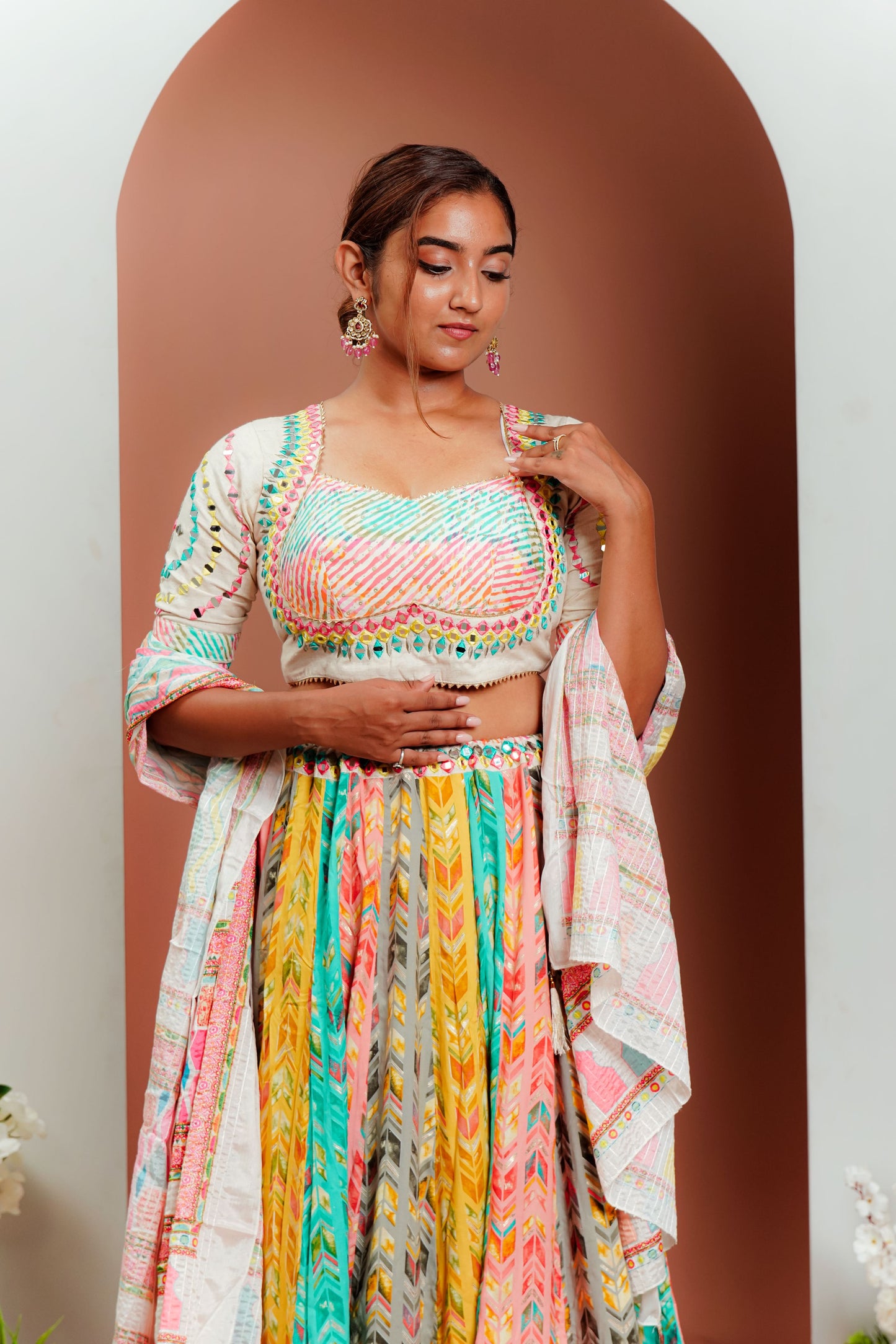 Colorful Festivities: Stunning Multicolor Chaniya Choli