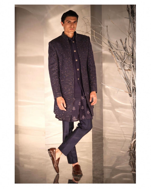 Blue Bliss: Discover Indo-Western Elegance in Shades of Blue