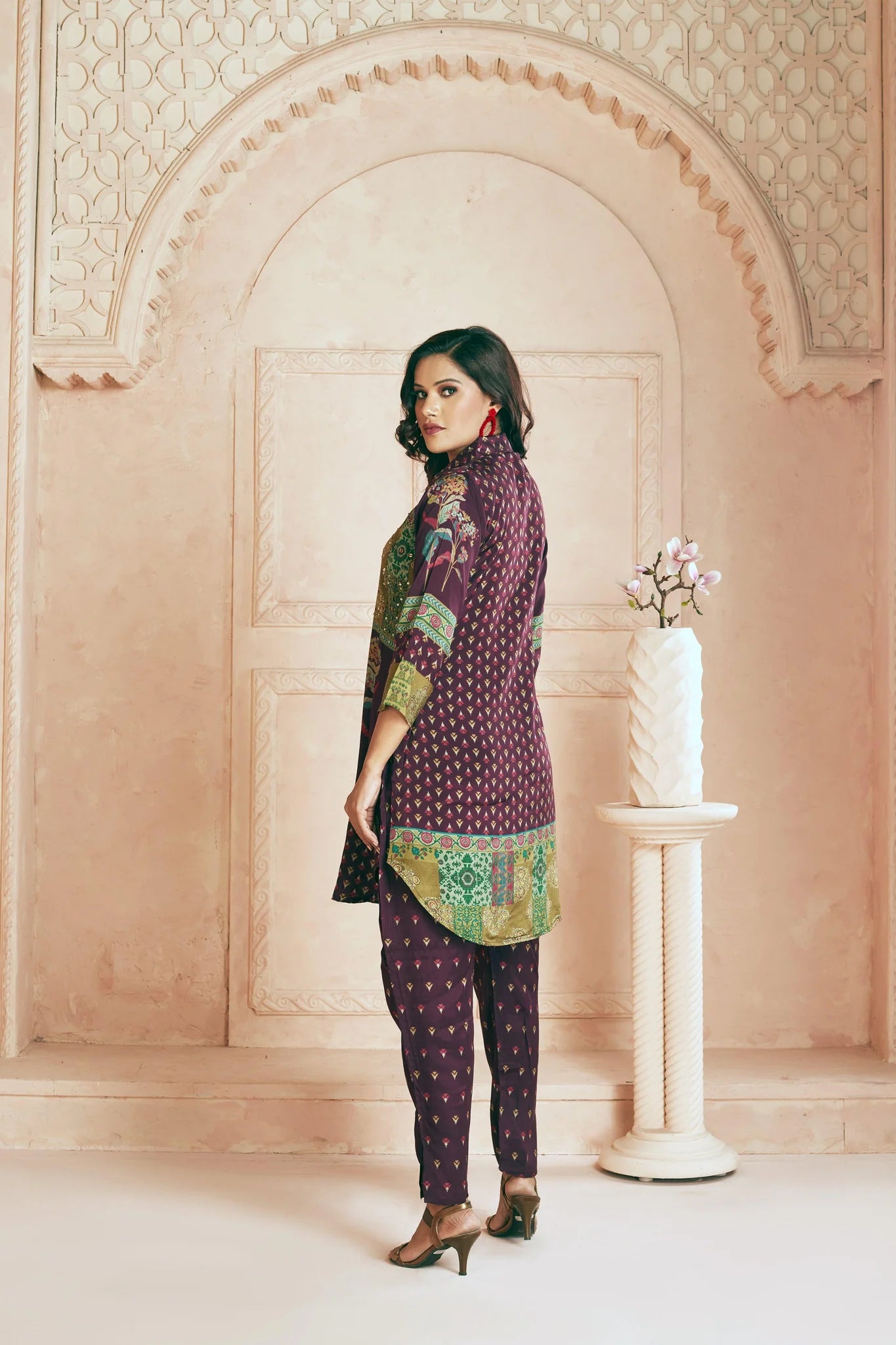 Multicolored Muslin Co-Ord Set