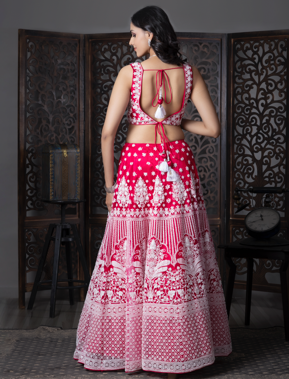 Pink Embroider Lehenga Choli