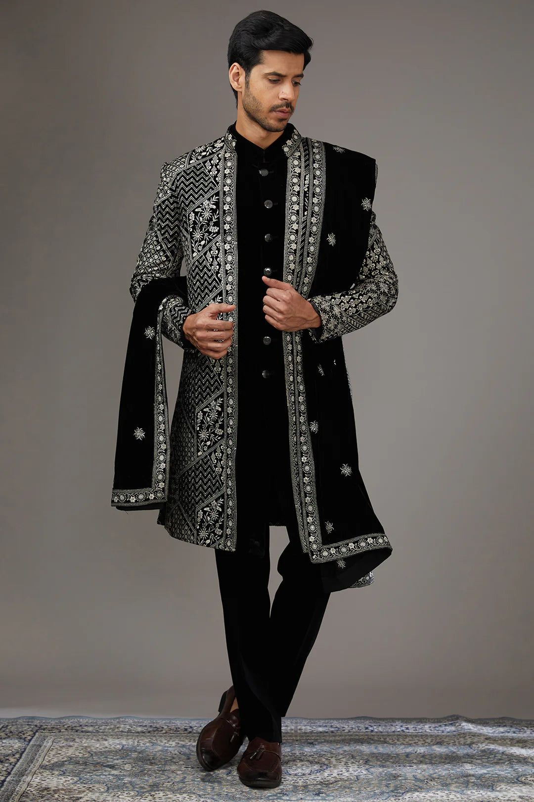 Royal Lucknowi Indo-Western Set