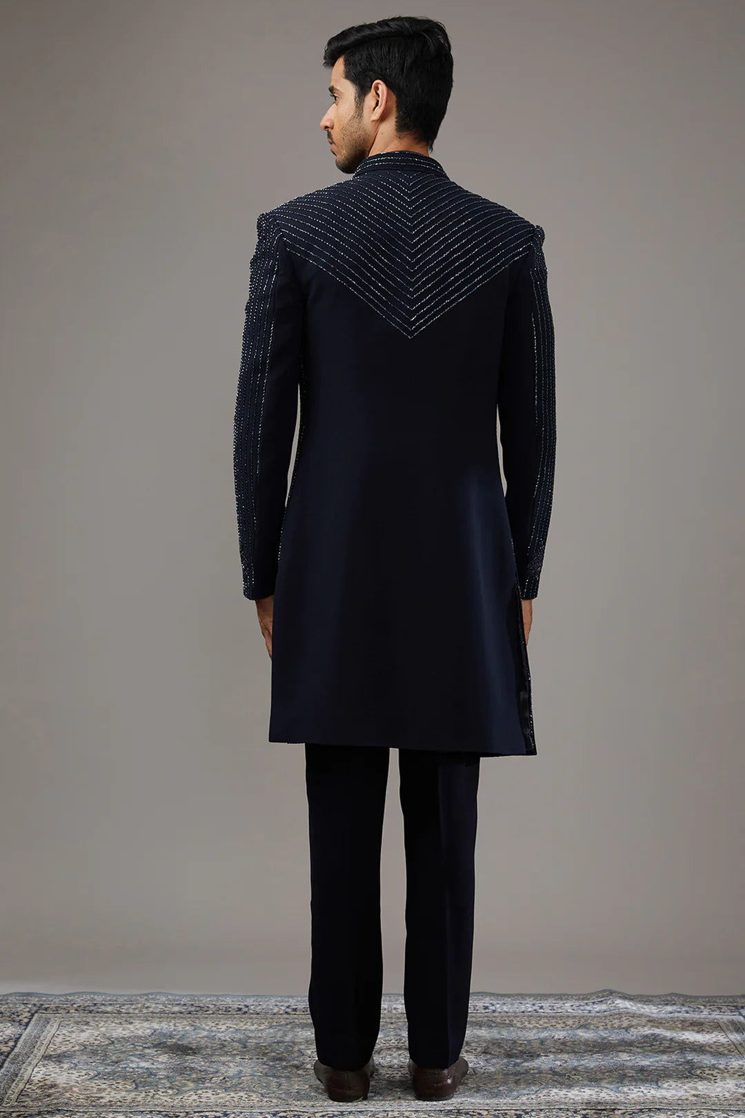 Midnight Opulence Indo-Western Set