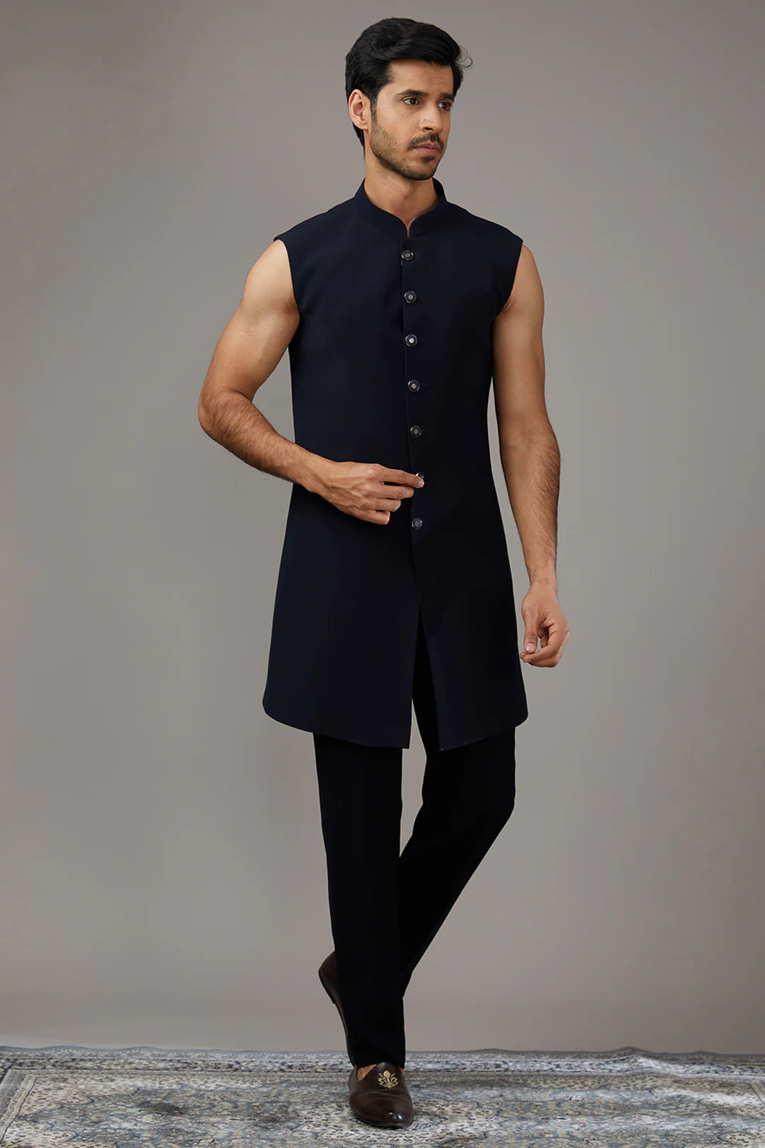 Midnight Opulence Indo-Western Set