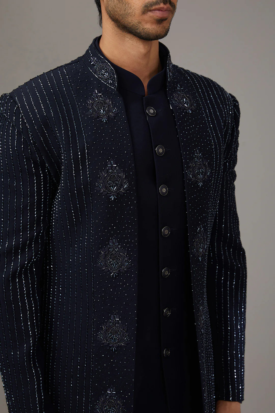 Midnight Opulence Indo-Western Set