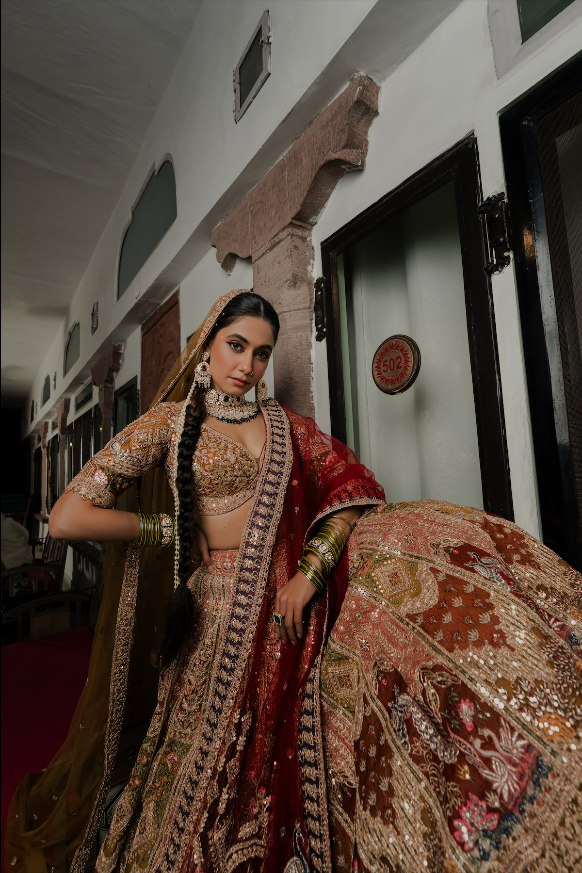 Royal Heritage Zardozi Bridal Lehenga