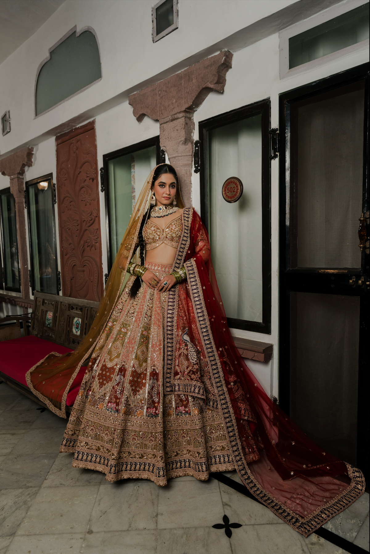 Royal Heritage Zardozi Bridal Lehenga