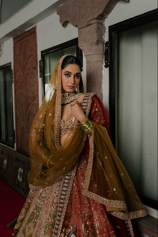 Royal Heritage Zardozi Bridal Lehenga