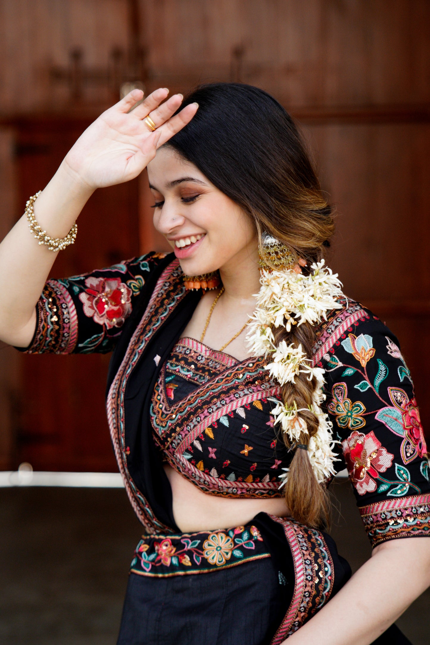 Black Chaniya Choli Set