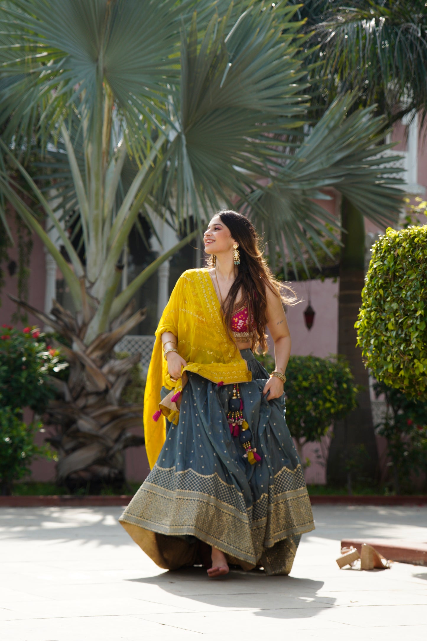 Multicolored Chaniya Choli Set