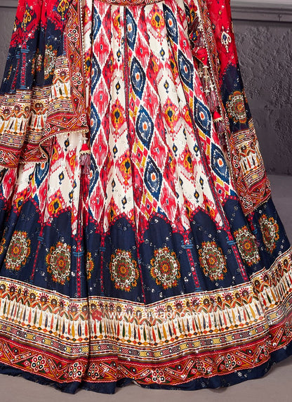 Multi Digital Print Lehenga Choli