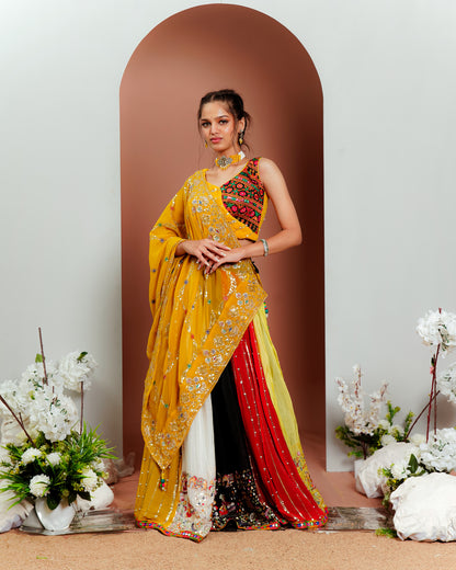 Multicolored chaniya Choli Set