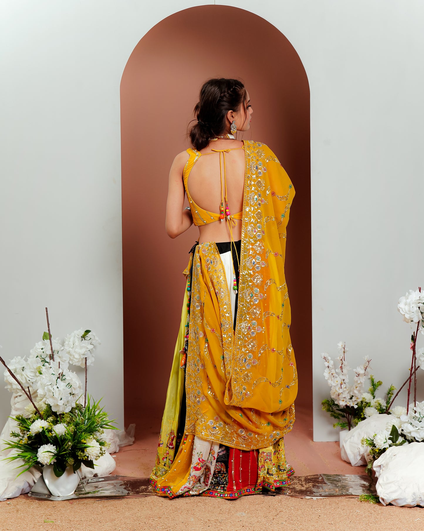 Multicolored chaniya Choli Set
