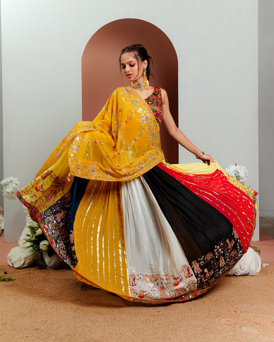 Multicolored chaniya Choli Set