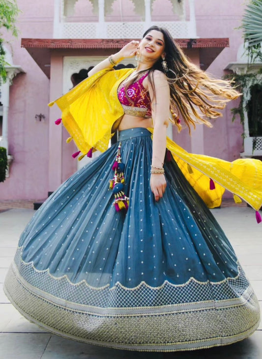 Multicolored Chaniya Choli Set
