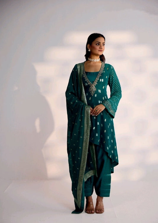 Indigo Designer Kurti Pant set