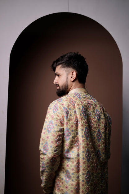 Sunshine Yellow Kurta Set with Playful Embroidery