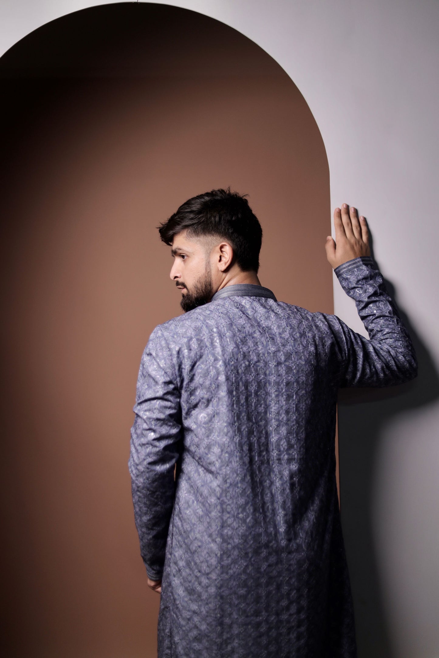 Floral Kurta With Intricate Work