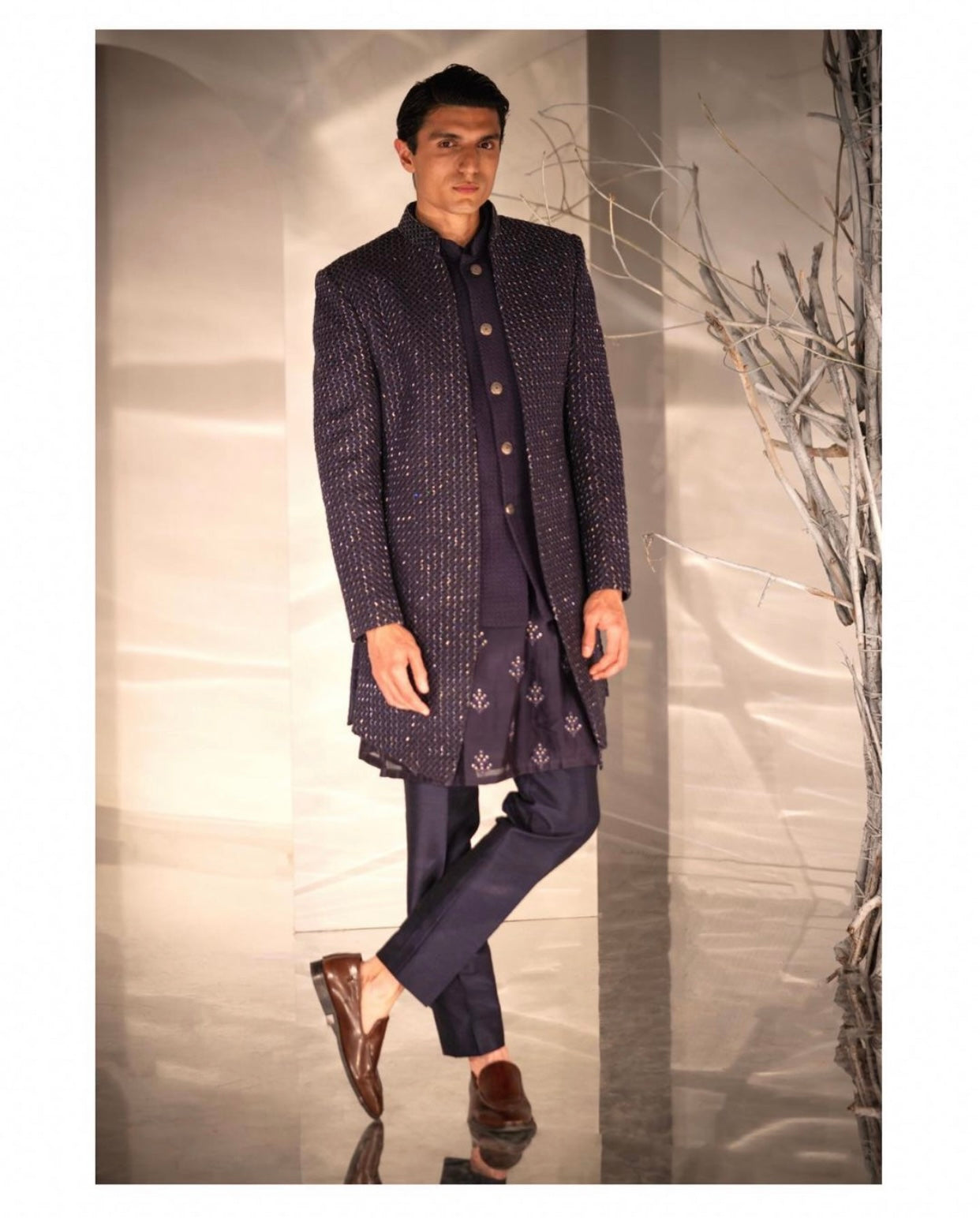 Blue Bliss: Discover Indo-Western Elegance in Shades of Blue