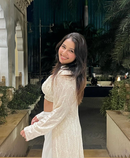 Off-White Shrug and Palazzo Set
