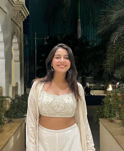 Off-White Shrug and Palazzo Set