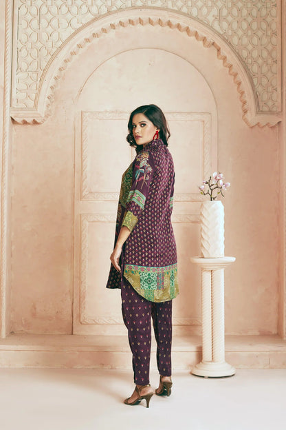 Multicolored Muslin Co-Ord Set