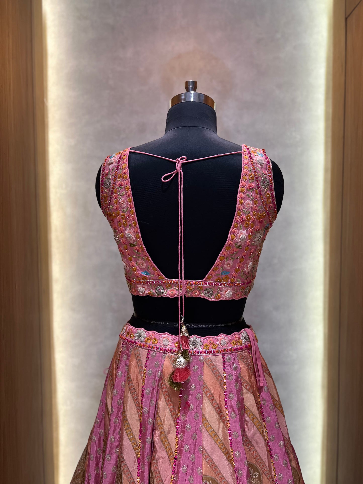 Pink Hues paint Lehnga Choli