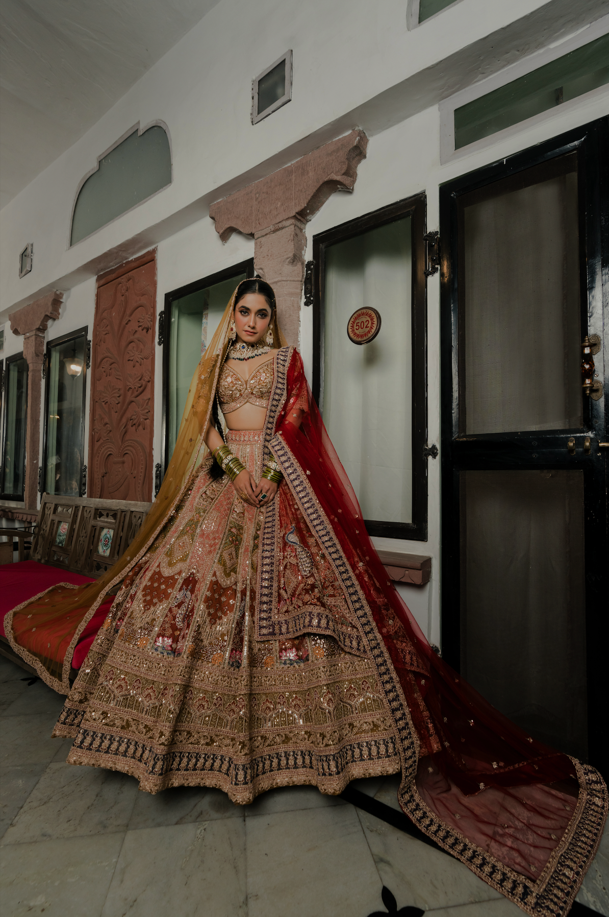 Royal Heritage Zardozi Bridal Lehenga