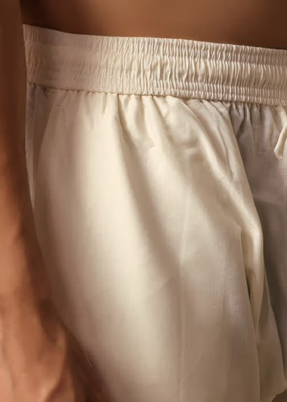 Ethereal Elegance: Pink Swan Kurta Set