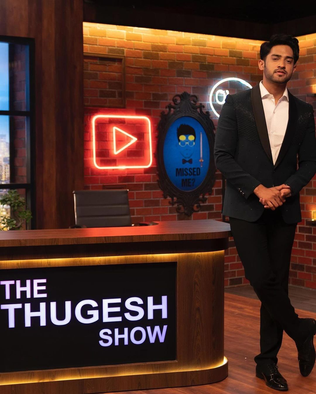Black Designer Tuxedo Worn by Mahesh Keshwala