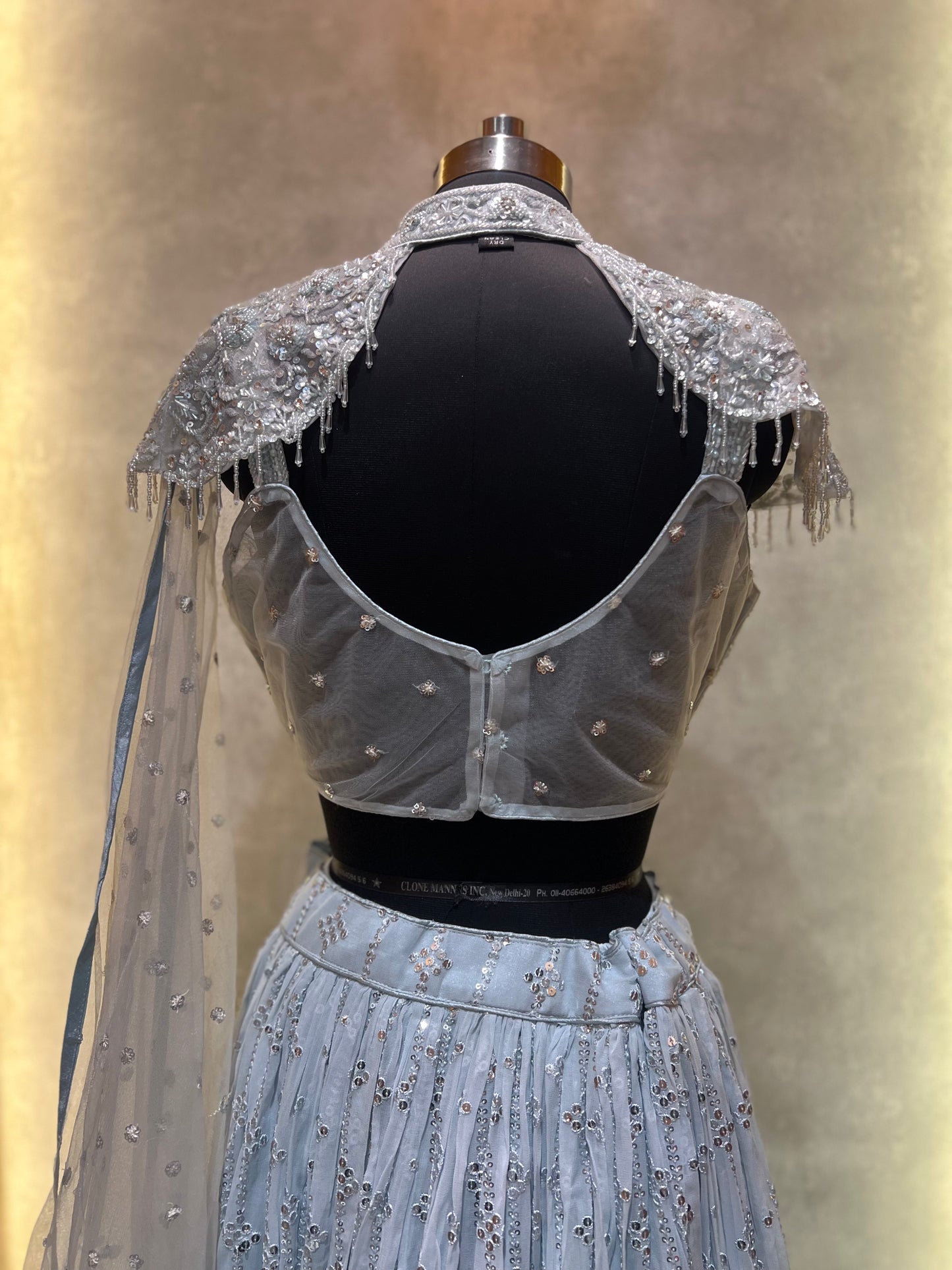 light Blue Sequence work Lehnga Choli