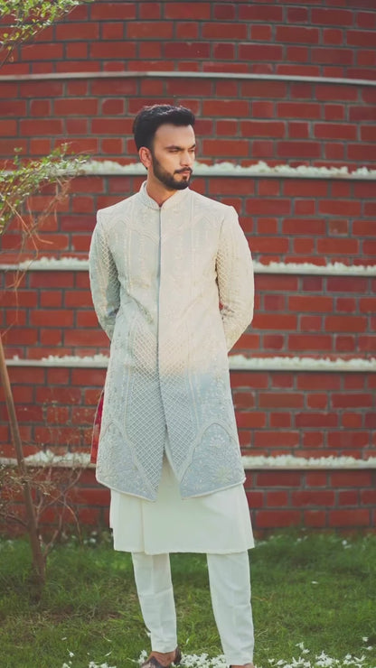 Royal Sky Blue Sherwani