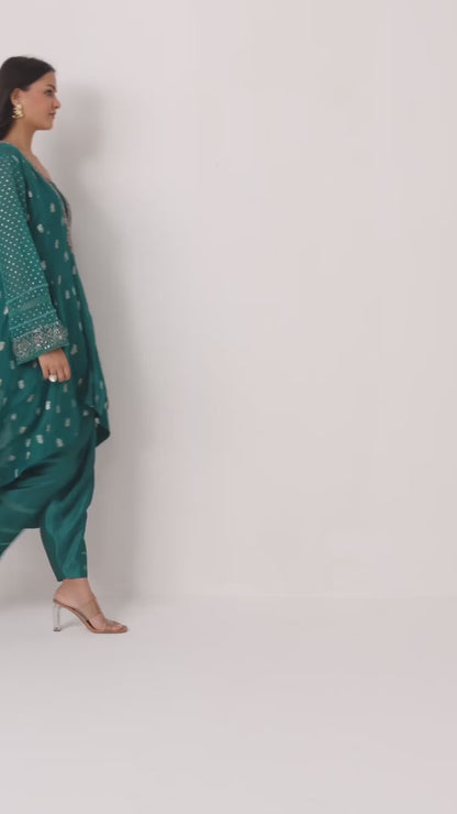Indigo Designer Kurti Pant set