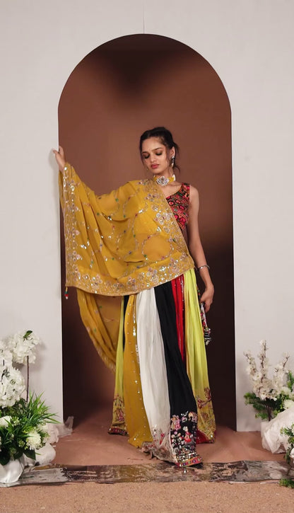 Multicolored chaniya Choli Set